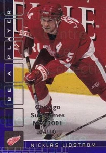 2001-02 BAP Memorabilia Chicago Sun Times Sapphire #93 Nicklas Lidstrom - Picture 1 of 1