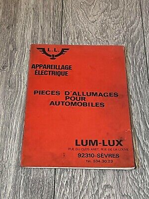 Revue Technique LUM-LUX - Pièces D'Allumage Pour Automobile • 25€