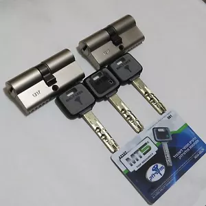 MTL800 Mul-t-lock High security 62mm - 2 Keyed Alike Euro Profile Cylinders - Picture 1 of 5
