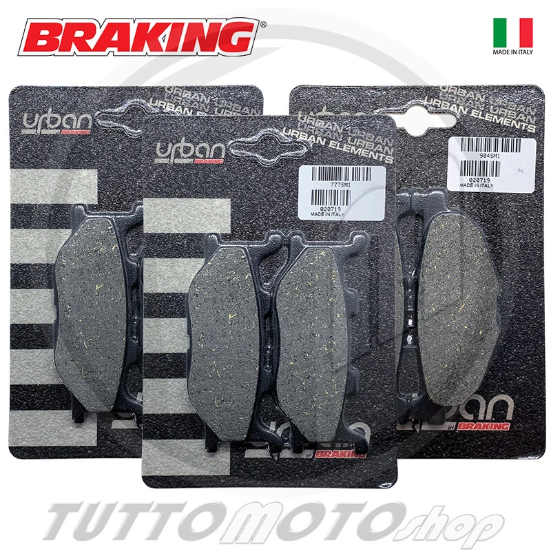 KIT PASTIGLIE FRENO YAMAHA TMAX 500 2004 2005 2006 2007 BRAKING T-MAX ANT + POST - Immagine 1 di 1