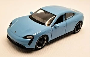 Welly - 1:34-1:39 Scale Model Porsche Taycan Turbo S Blue (BBWE43797DB) - Picture 1 of 1