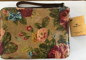 Neu Patricia Nash Cassini Vintage viktorianisches Leder Handgelenktasche/Clutch 79 $ - Bild 1 von 5