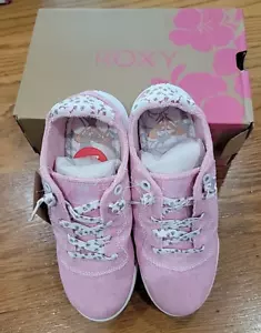 NIB ROXY Girl's RG CANNON SNEAKERS PINK SPARKEL YOUTH SIZE 5 PNK - Picture 1 of 9