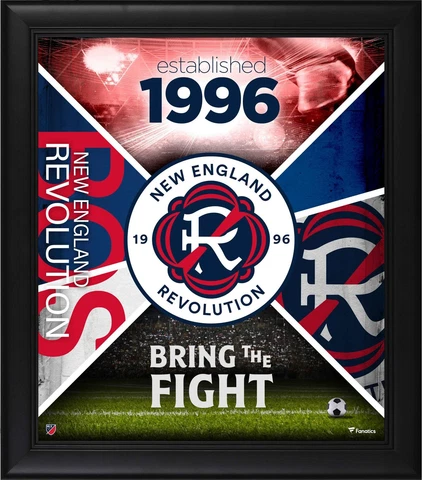 New England Revolution Framed 15" x 17" Team Impact Collage Cover