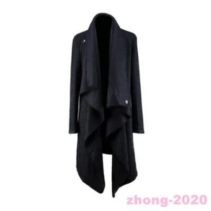 Men's Cape Mid Length Trench Coat Cloak Punk NightClub Korean Fashion Casual SZ - Picture 1 of 7
