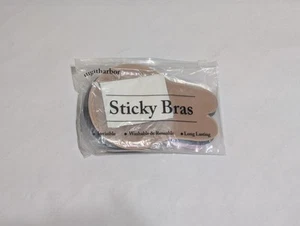 Double Sided Sticky Bra Inserts, Reusable Push up Adhesive Pads, 2 Pack - Picture 1 of 5