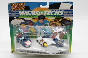 Micro-Techs Speed Racer New Adventures Set #1 Mach 5,  Racer X-9, Glide 5 - Picture 1 of 7