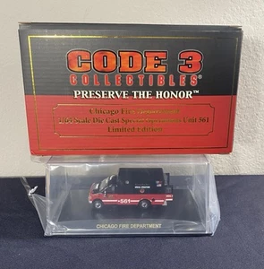 Code 3 Model #12062 Chicago Fire Dept Ford E-350 Special Operations Unit 561 - Picture 1 of 9