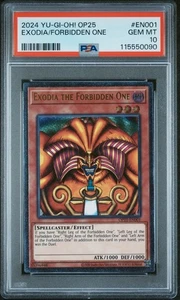 Yu-Gi-Oh EXODIA THE FORBIDDEN ONE ULTIMATE RARE OP25-EN001 YUGIOH PSA 10 - Picture 1 of 2