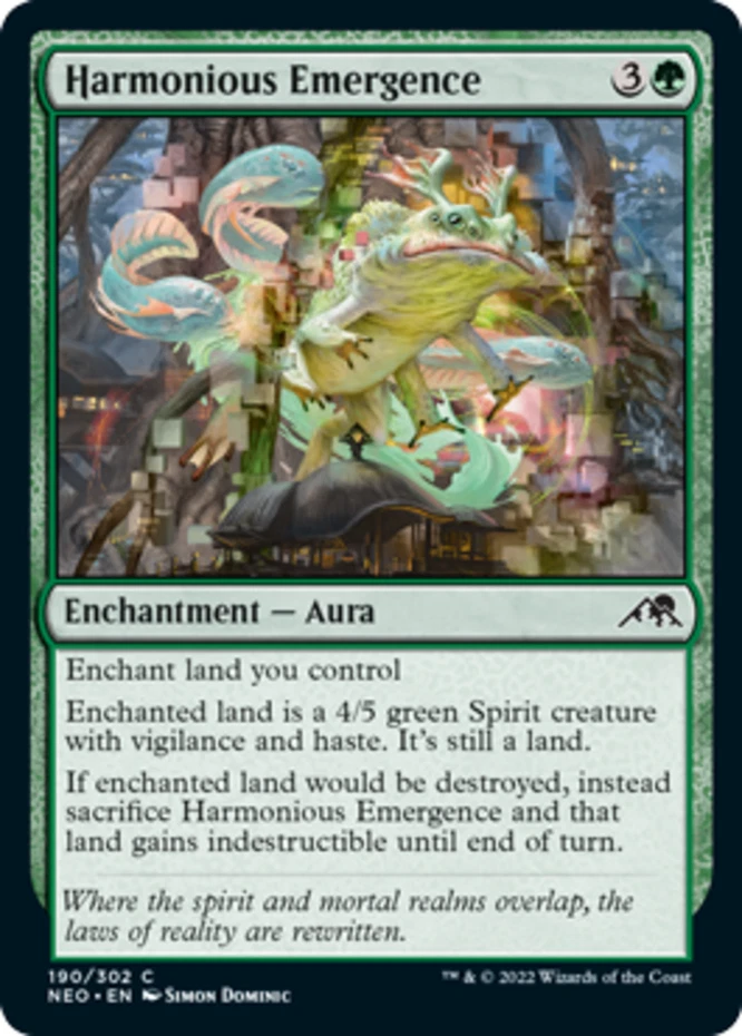 x1 Harmonious Emergence - Kamigawa: Neon Dynasty - NM - MTG - Image 1 of 1