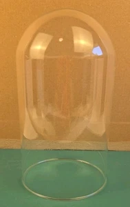 Glas Display Kuppel Cloche (ohne Sockel) 7” hoch 4” Durchmesser - Bild 1 von 4