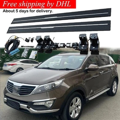 Tabla de correr eléctrica desplegable Nerf Bar lateral apta para Kia Sportage 2012-2017 Foto 1 de 4