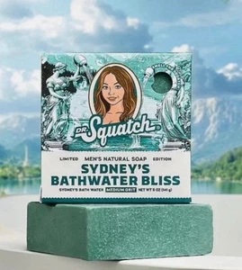 Barra de jabón Dr. Squatch x Sydney Sweeney Sydney’s Bathwater Bliss - EN MANO - Imagen 1 de 1