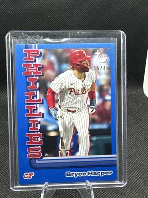 2024 Topps Now Bryce Harper #26 /40 Brooklyn Collection Philadelphia Phillies - Image 1 of 4