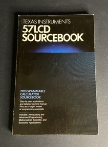 TI Texas Instruments 57LCD Taschenrechner Sourcebook selten Vintage - Bild 1 von 5