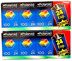 8 EXPIRED ROLLS OF POLAROID HIGH DEFINITON COLOR PRINT FILMS FOR A 35MM CAMERA - Picture 1 of 4