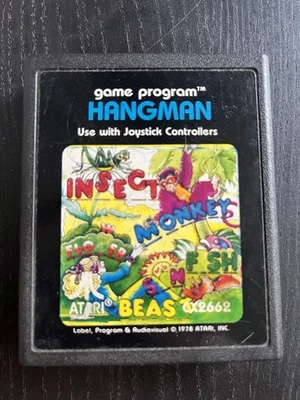 Hangman (Atari 2600, 1978)  Cartridge Only - Image 1 of 3