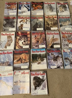 Fur Fish Game Magazine Full Year Lots 1997-2019 12 Issues Hunting Fishing - Image 1 of 4