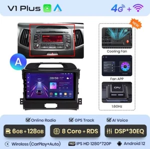 Autoradio Kia Sportage 2010-2016 4G+ Wifi 8Core 6G+128GB Carplay Wireless DAB+ - Bild 1 von 13