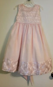 Girls Elegant Pink Dress Size 4/4T - Cinderella - Picture 1 of 3