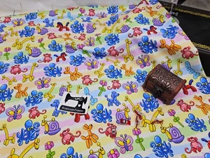 Balloon Animals, Balloon Toys, cotton elastane jersey knit fabric 150cm wide - Bild 1 von 4