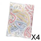 2-4pack 100 Pieces Disposable Elastic Food Covers Food Wrap for Kitchen and