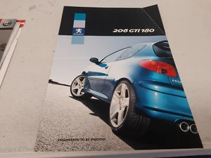Peugeot 206 GTI 180 2003 folleto de ventas australiano - Imagen 1 de 2