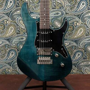Yamaha PAC612VIIFM Indigo Blue Electric Guitar - Picture 1 of 6
