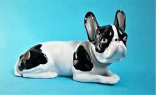 Porcelaine Figurine Bouledogue Français Bulldog Boston Terrier Germany Chien