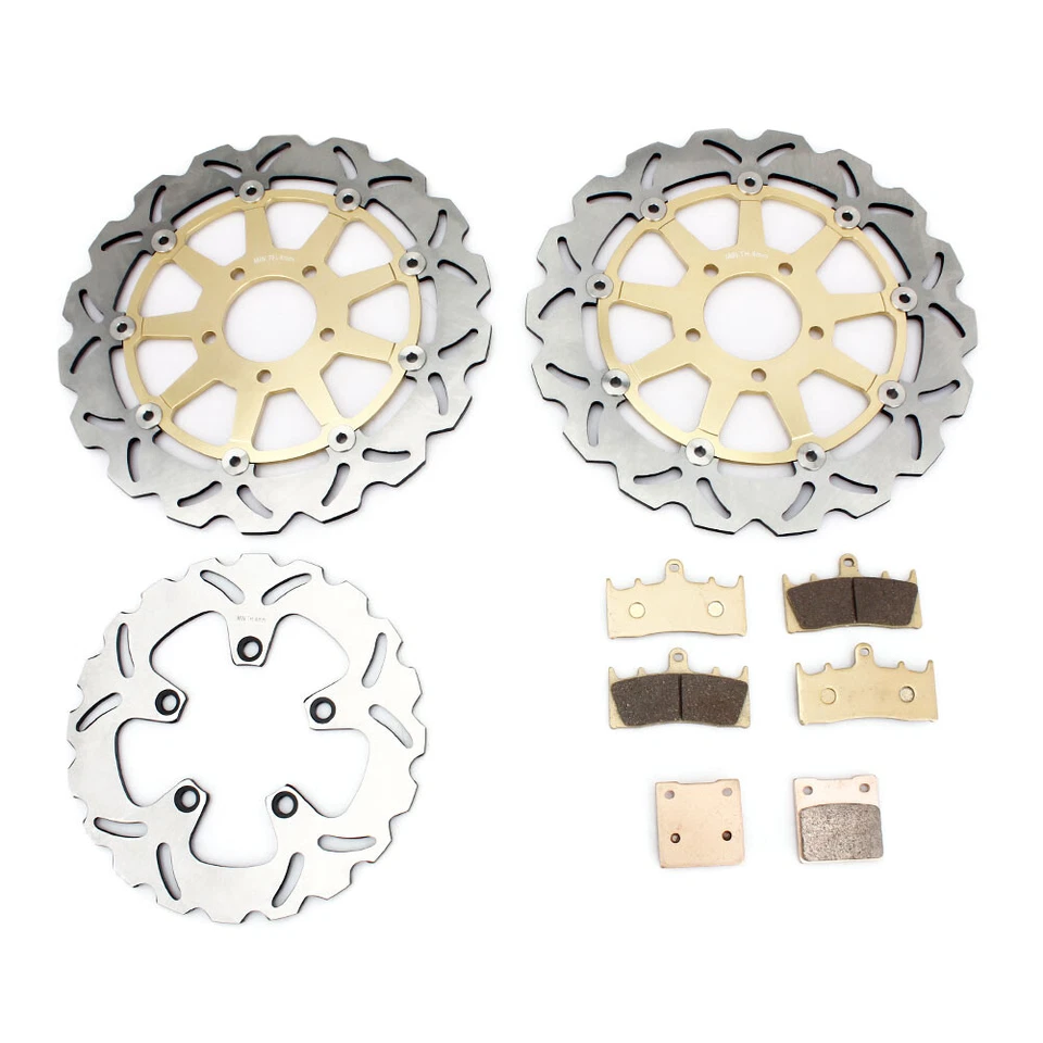 Hayabusa GSX1300R 1999-2007 06 05 Front Rear Brake Rotors Discs Pads For Suzuki - Image 1 of 4
