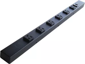 24" 6-Outlet Hardwired Power Strip with USB, HU206 - Picture 1 of 8