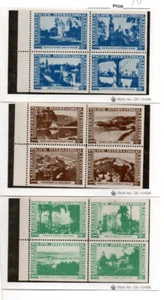 Poster Stamp Label 1935 California Pacific Expo San Diego 3 dif mini sheets - Picture 1 of 1