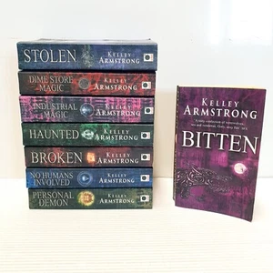 Lot of 8 Kelley Armstrong Women of the Otherworld series, paranormal romance - Picture 1 of 9