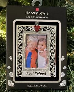 Cadre photo de Noël 2025 Harvey Lewis "Best Friends" ornement de vacances avec boîte - Photo 1/1