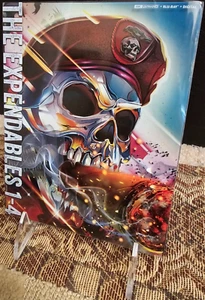 The Expendables 1-4 STEELBOOK (4K UHD + Blu-Ray, 2023) Walmart Exclusive - Picture 1 of 5