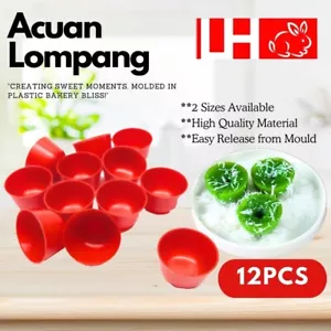 24 x Large Round Mold Pichi Pichi Plastic Puto Kutsinta Pichi Molder Molds Cups - Picture 1 of 4