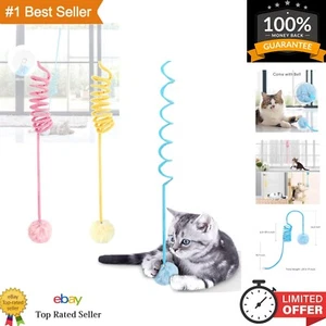 Charming Cat Spring Toys with Adjustable Rope - Perfect for Active Play Time - Picture 1 of 9