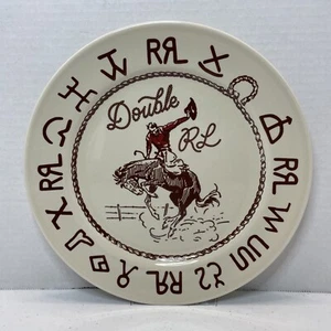 Double RRL Ralph Lauren Rodeo Plate 9" New with Signature Box HARD TO FIND - Picture 1 of 9