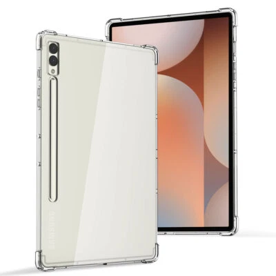 Capa transparente à prova de choque para tablet Samsung Galaxy Tab S10 Plus 12,4 polegadas - Imagem 1 de 4