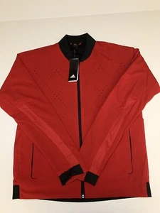 NWT ADIDAS BARRICADE TENNIS JACKET MENS SZ Medium  RED JACKET CG2516  - Picture 1 of 4