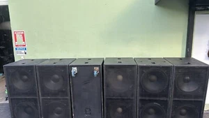 Dual 18" Subwoofer Loaded W/B&C Model 18PS576-B Speakers #2268 (One)THS - Picture 1 of 6