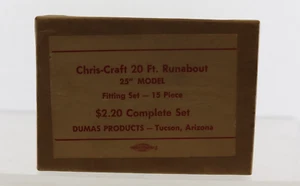 DUMAS - 15 Piece Fittings Set For Chris Craft 20 ft Runabout 25" - Picture 1 of 2