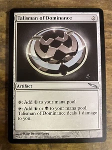 Magic The Gathering Talismán of Dominance Mirrodin Regular Poco Común - Imagen 1 de 4