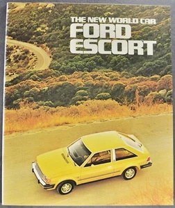 1981 Ford Escort Brochure L GLX GL SS Hatchback Wagon Excellent Original 81 - Picture 1 of 13