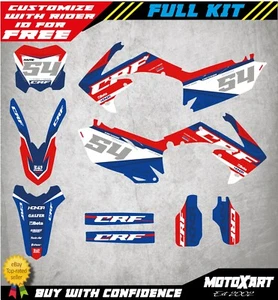 Honda CRF 450 2009 - 2012 Full Custom Graphic Kit FIERCE Style sticker kit decal - Picture 1 of 6