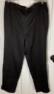 DRAPERS & DAMONS WOMENS PANTS BLACK SIZE 16W 100% POLYESTER POCKETS NEW - Picture 1 of 3