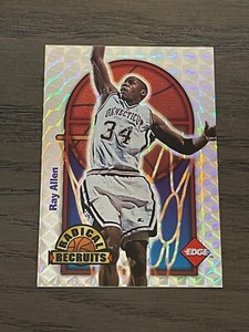 1996-97 Edge Radical Recruits Holofoil Ray Allen #2 UConn /2500