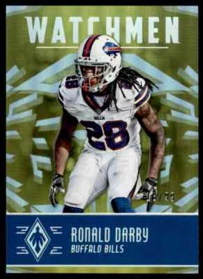2016 PANINI PHOENIX WATCHMEN YELLOW RONALD DARBY 18/99 BUFFALO BILLS #WM-RD - Image 1 of 2