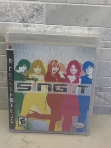 NEW Disney Sing It Sony PlayStation 3 2008 PS3 GAME FACTORY SEALED KARAOKE  - Picture 1 of 3