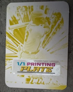 RONALD ACUNA JR 2023 LEAF FLASH WHATNOT EXCLUSIVE YELLOW DRUCKPLATTE, #1/1 - Bild 1 von 2